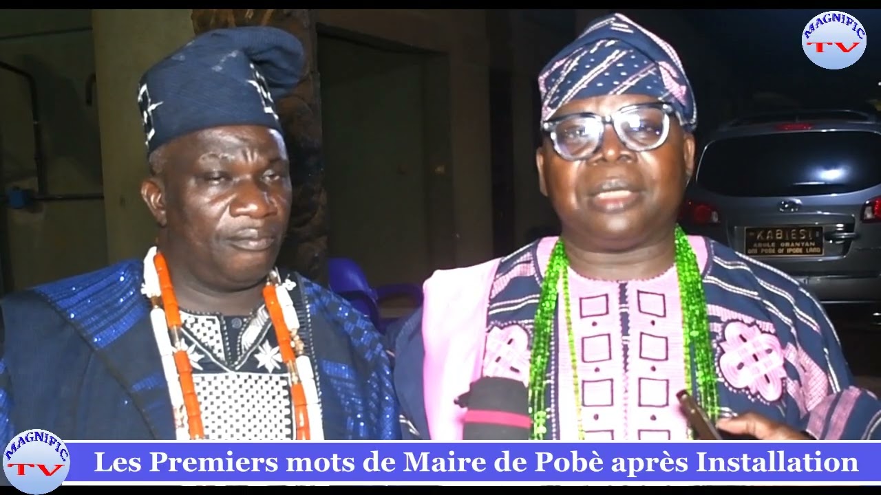 Premier mot de Maire de Pobè après son Installation