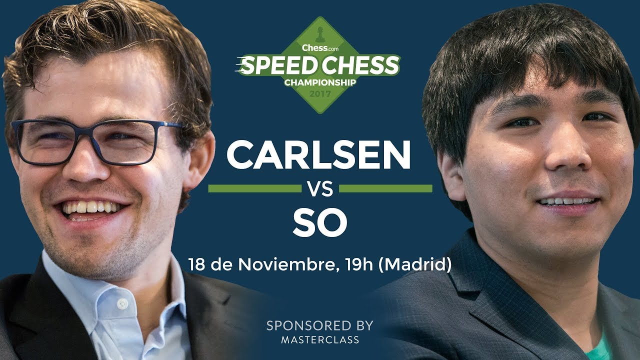 Magnus Carlsen vs Wesley So | Torneo de Ajedrez Speed Chess 2017