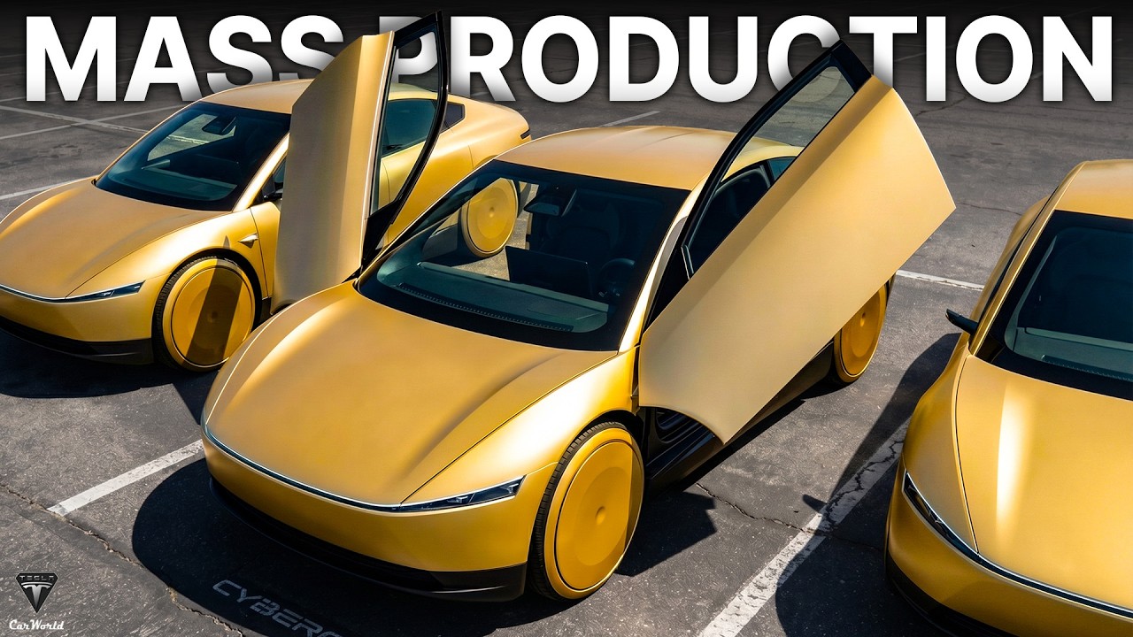 Cybercab Robotaxi Mass Production Finally Begin!