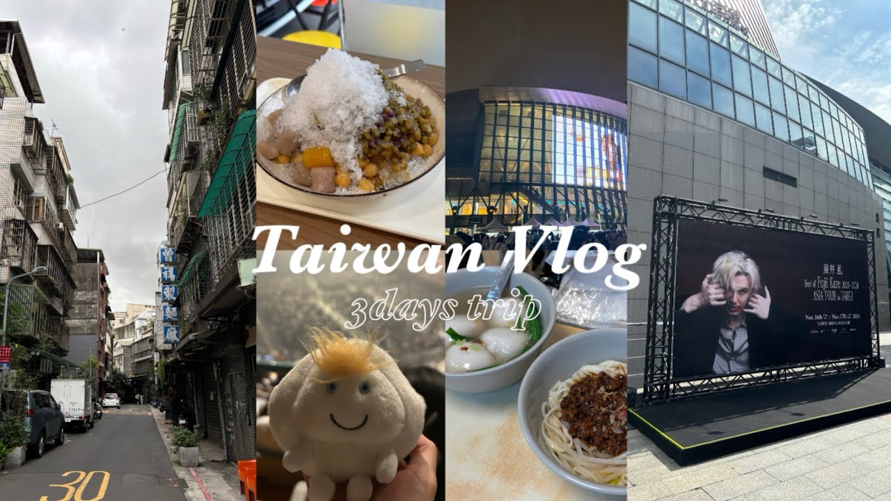 【台湾ひとり旅Vlog】初のライブ海外遠征 台湾編🇹🇼 │ 藤井風と台湾グルメに満たされまくりの台北2泊3日旅