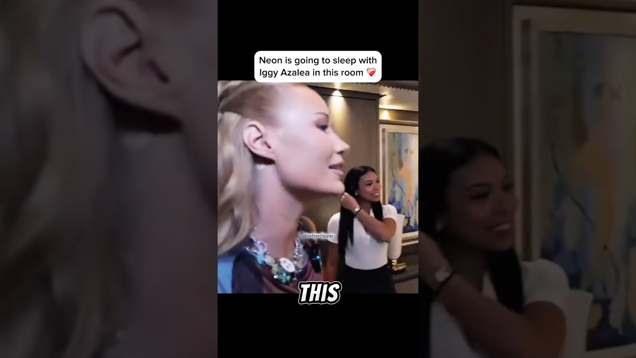 Iggy Azalea invited neon to sleep on the same bed with her ❤️&zwj;🩹 #n3on