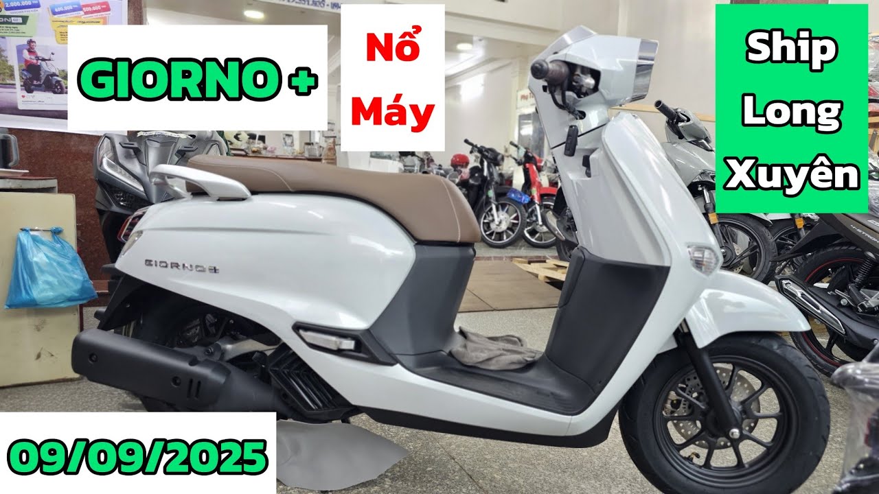 MỚI VỀ! Honda GIORNO + NK Thái Lan đã ship đi TP Long Xuyên ngày 09/09. Khải Phạm #giorno #125 #xe 