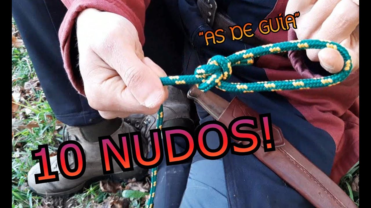 10 NUDOS DE BUSHCRAFT Y SUPERVIVENCIA  (parte 1) #bushcraft #survival