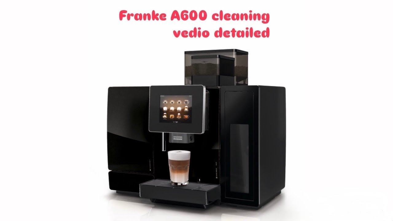 Franke A600 coffee machine with 2 milk system in which milk pump unit is placed outside