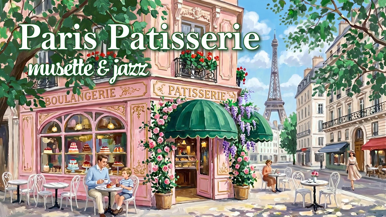 𝐏𝐚𝐫𝐢𝐬 𝐏𝐚𝐭𝐢𝐬𝐬𝐞𝐫𝐢𝐞 🥐 Music for a Sweet Afternoon | 1 Hour French Caf&eacute; Music