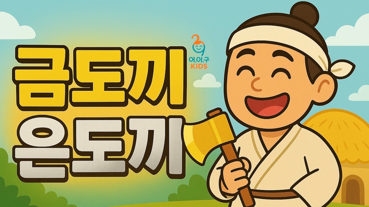 금도끼 은도끼 이야기ㅣ한국 전래동화ㅣ어.이.구KIDS