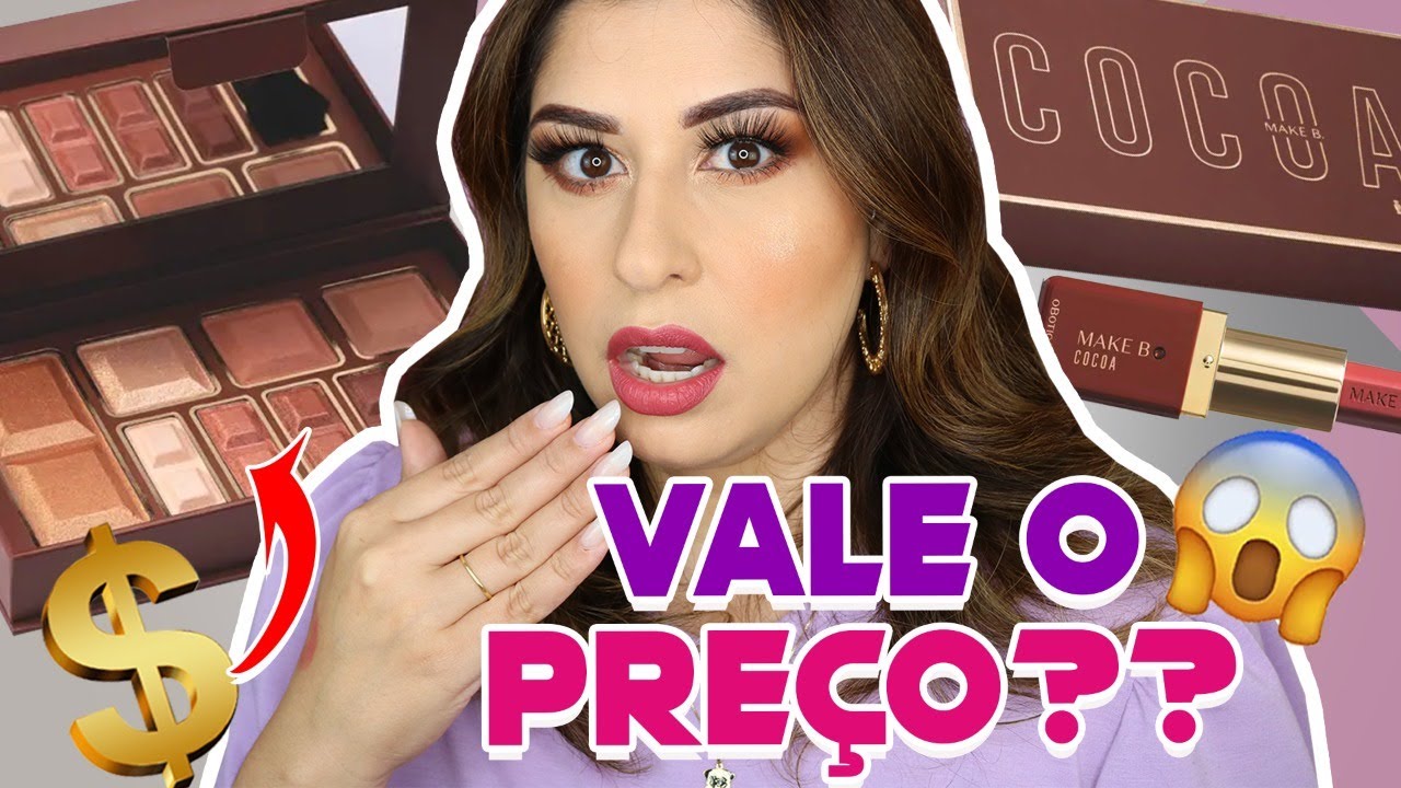 testei as NOVIDADES de *O BOTIC&Aacute;RIO* MAKE B COCOA