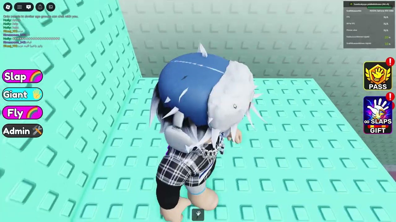 Kokeillaan random parkour pelejä robloxissa.