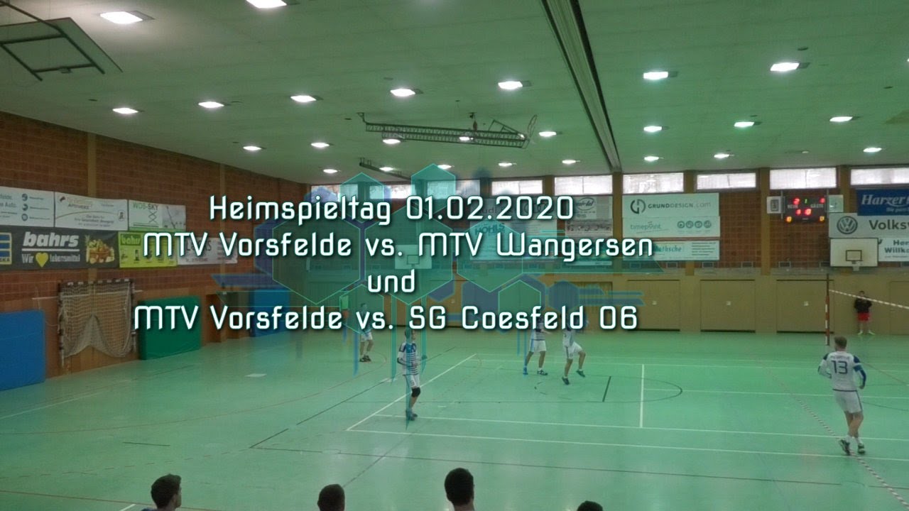 Faustball | 2.Bundesliga |  MTV Vorsfelde | vs Wangersen, Cosfeld |Halle 19/20 | bestOF | NEU