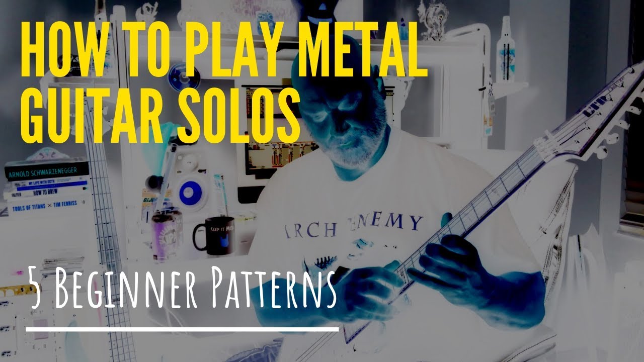 HOW TO PLAY METAL GUITAR SOLOS: 5 Beginner Techniques & Patterns