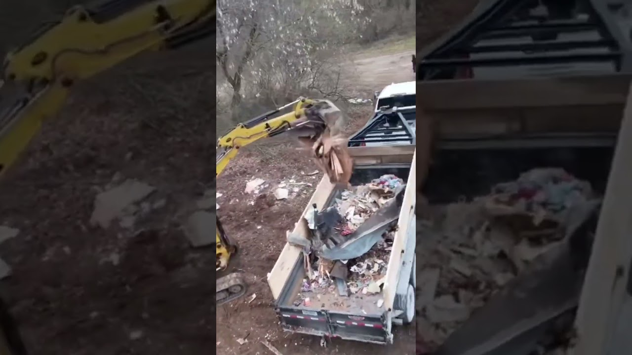 Caterpillar 305E2 House Demolition  #shorts #excavator