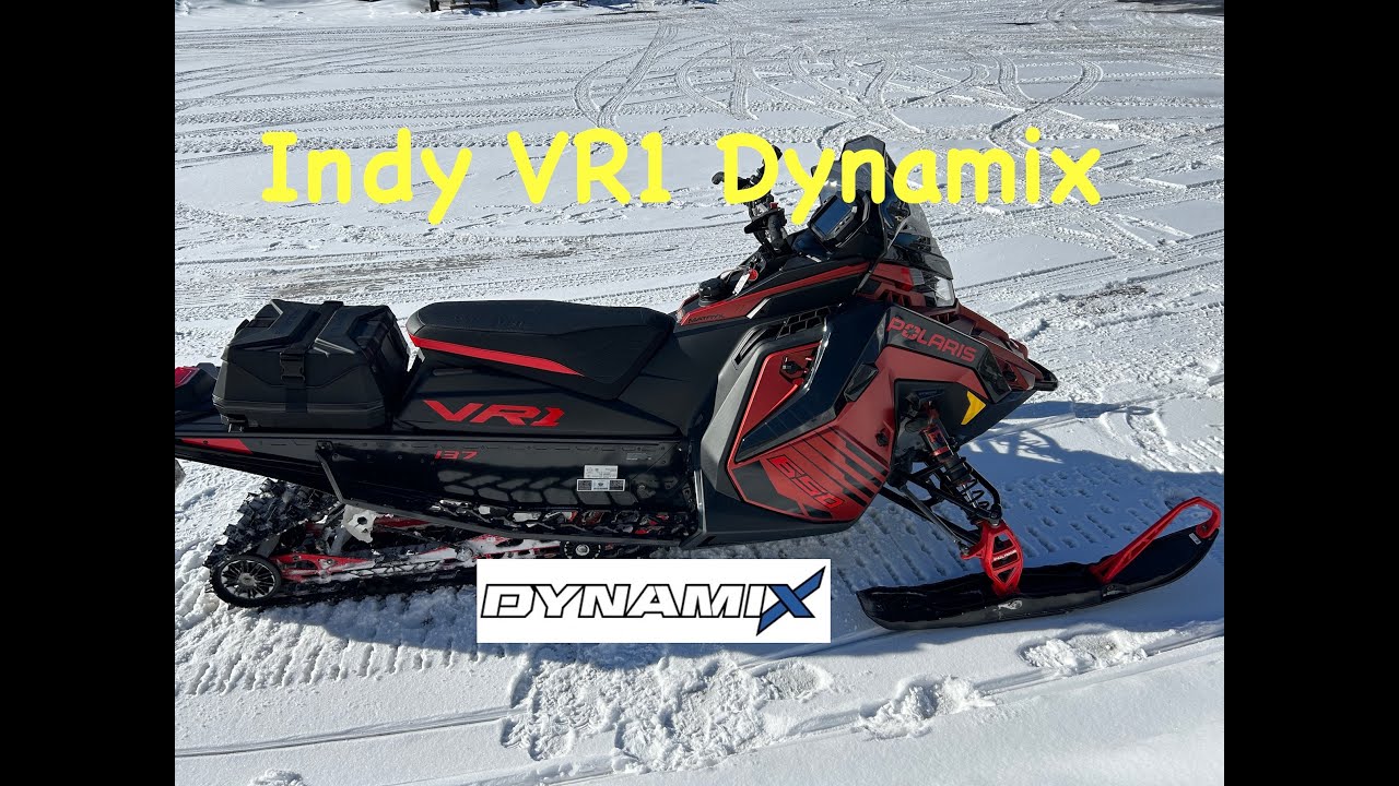 2025 Polaris Indy VR1 Dynamix on the snow!