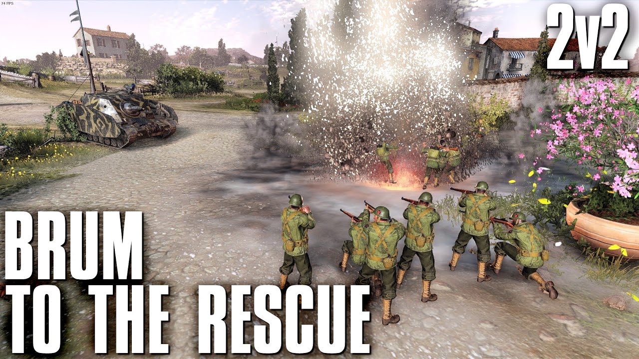 2v2 - Hans(WHER),Tenshi(DAK) vs Dan(US),Johnny(BRITS) - Company of Heroes 3