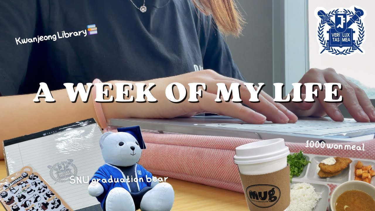 A week of my life at SNU 5 days📚| studying at the library, student cafeteria, presents | uni VLOG