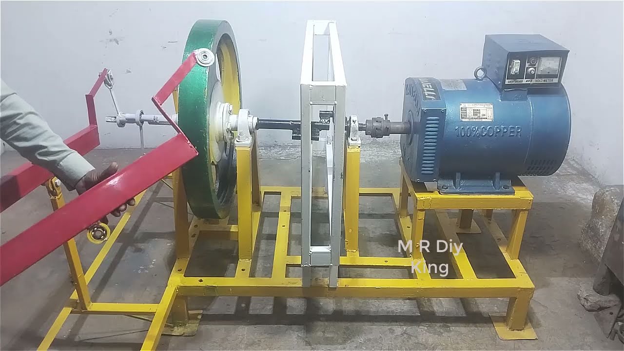 How To Make Flywheel Free Energy Lever and Spring Engine Self Running Diy Spring Electricity 220v