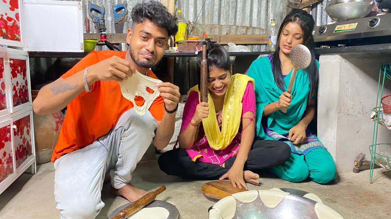 daily vlogs 12 srk sankar|| বাজিতে হেরে গিয়ে লুচি বানিয়ে খাওয়ালাম সবাইকে||bangla daily vlogs