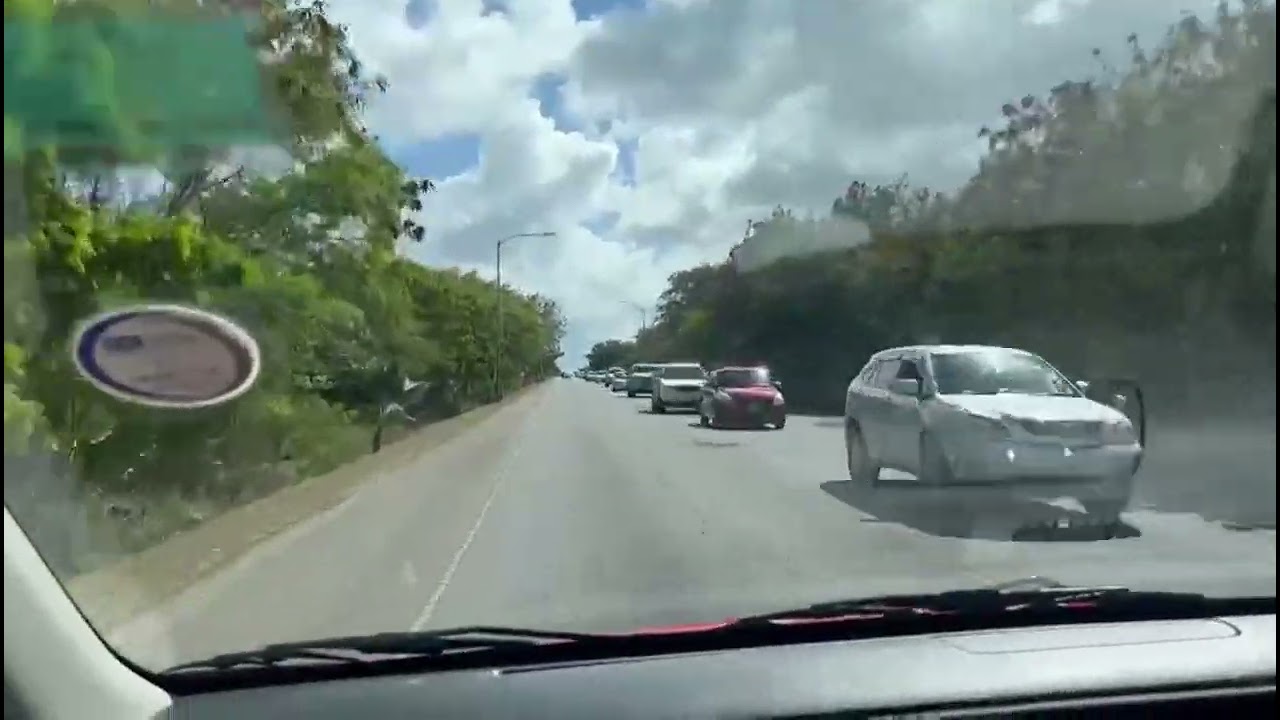 Driving from Barbados Intl Airport to the Divi Southwinds Beach Resort