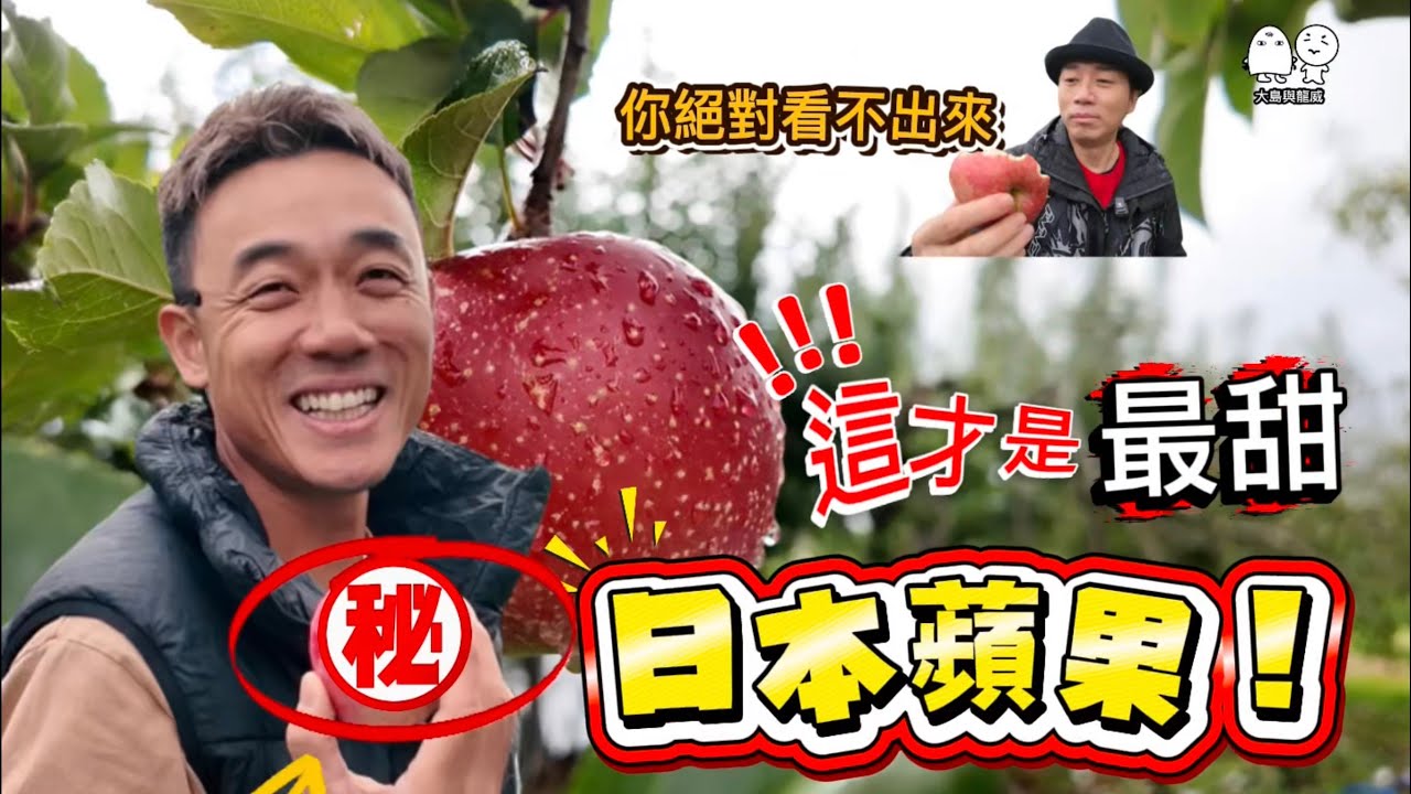 日本極品蘋果，你未必看得出來！香港人一定要知！｜大島與龍威