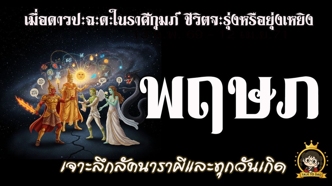 #พฤษภ อังคารทับการงาน:23 ก.พ.-2 เม.ย.69 |เมื่อดาวปะฉะดะที่ราศีกุมภ์ ชีวิตคุณจะยุ่งหรือรุ่งเรือง!