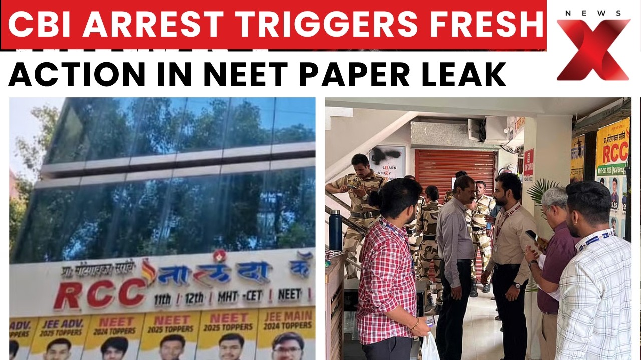 NEET Paper Leak Case: PMC Seals RCC Coaching Classes in Pune After CBI Arrest | NewsX