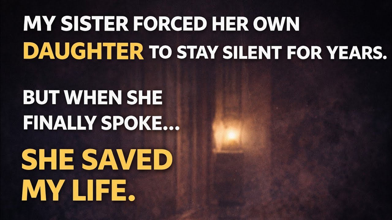 My “Mute” Niece Spoke After Her Parents Left — What She Revealed Saved My Life