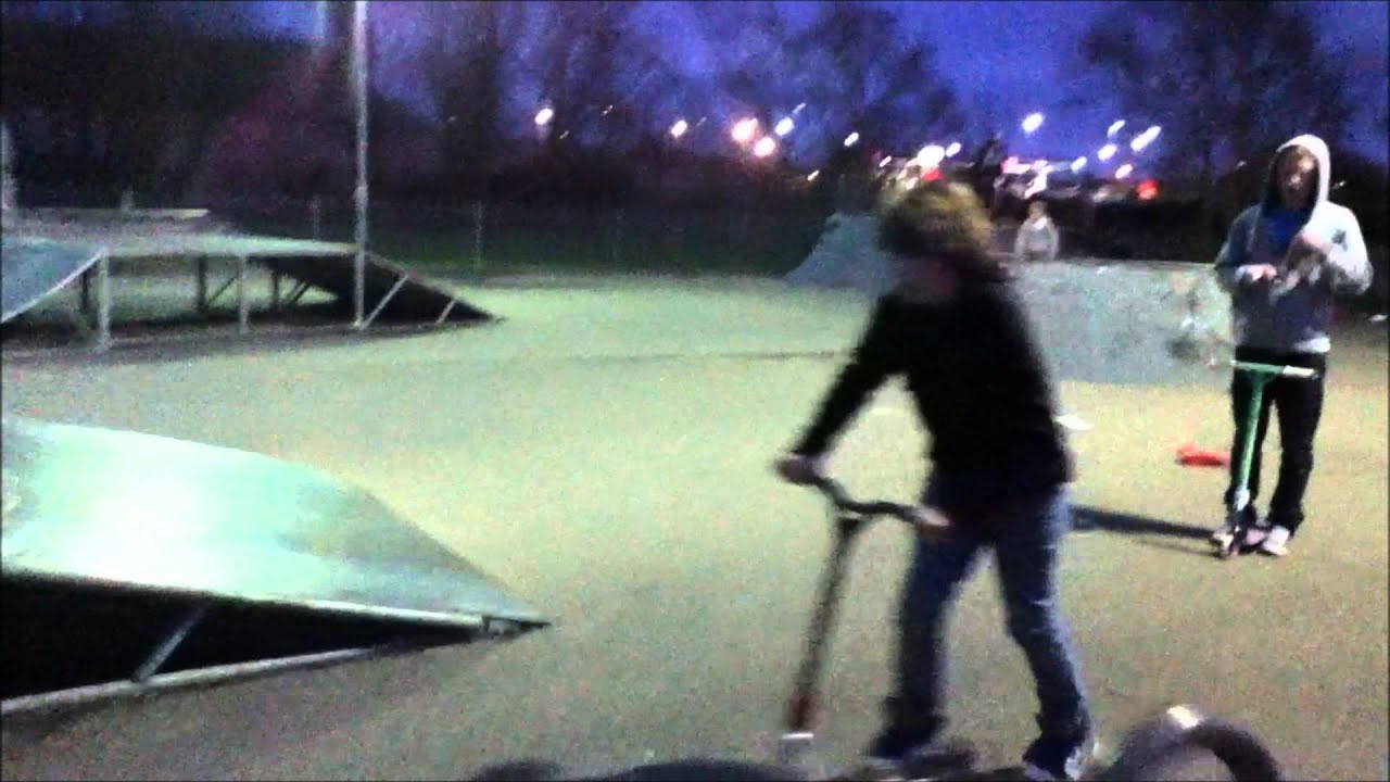 AMAZING SCOOTER BACKFLIP FLAT!