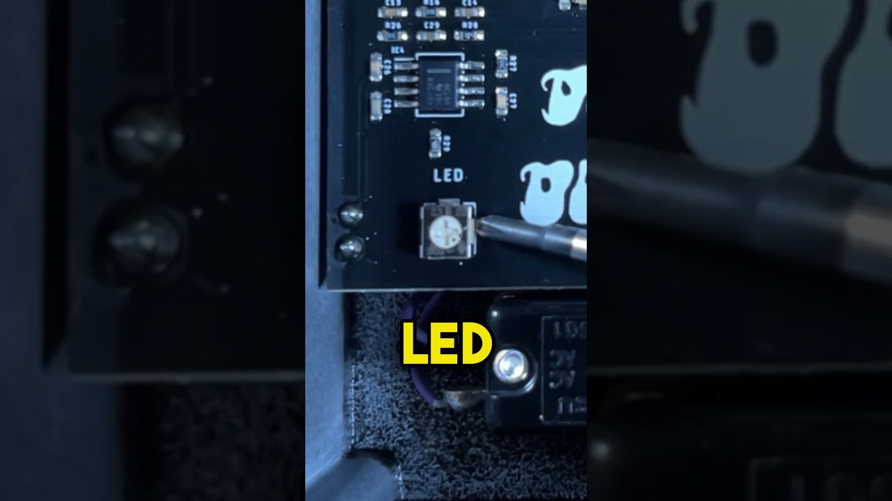 How to Change LED Brightness on Your Does It Doom Pedal 💡💡 #distortion #fuzz #overdrive #guitar