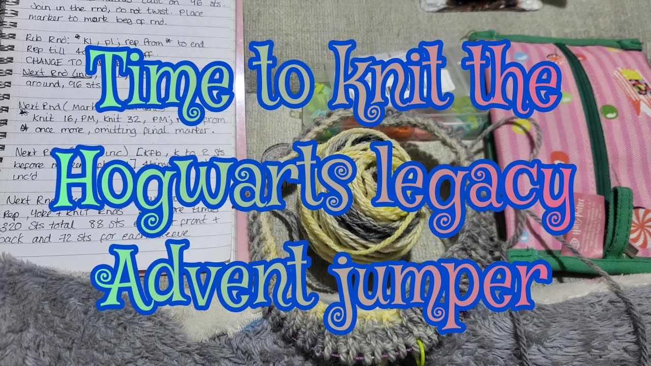 Пора связать адвент-свитер «Наследие Хогвартса»! #hogwartslegacy #hogwarts #potter