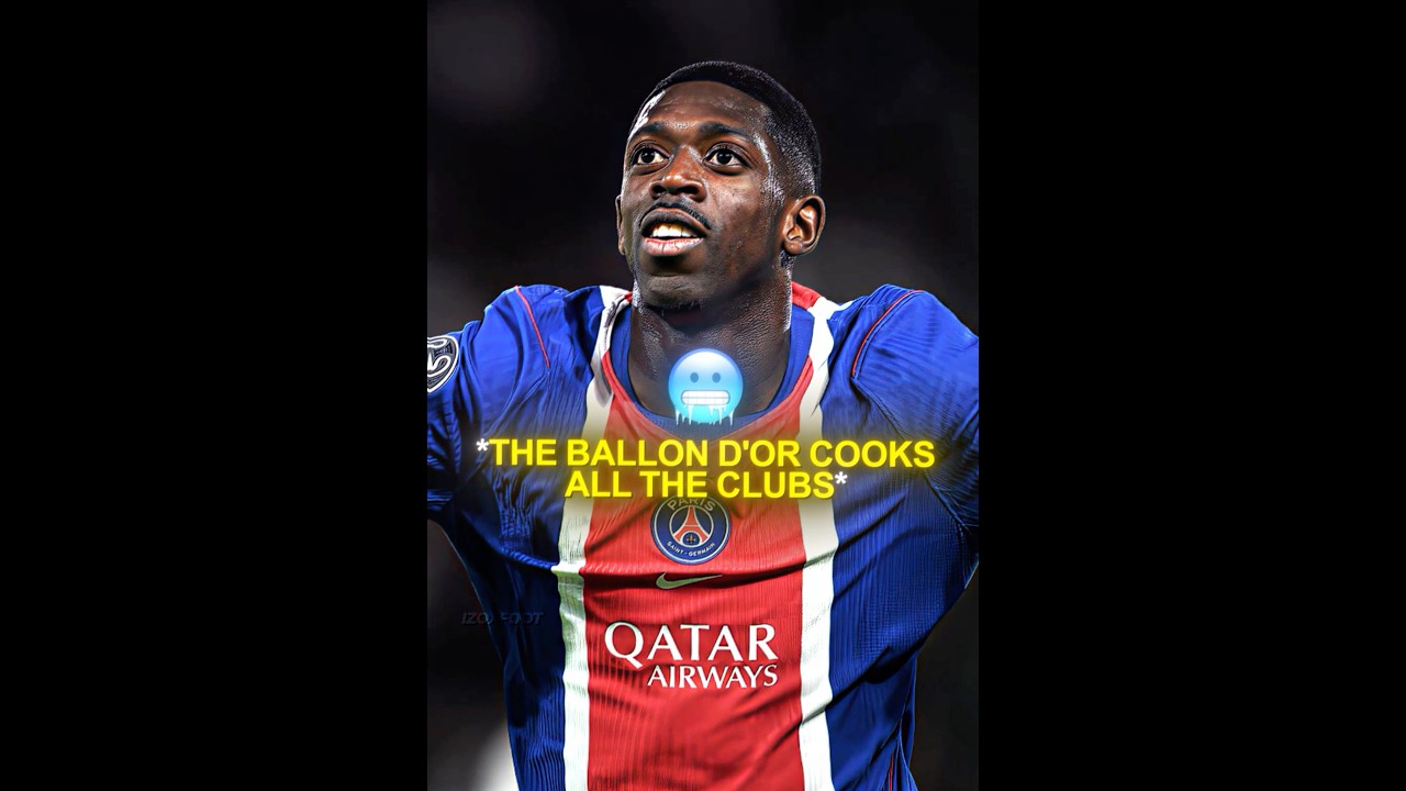 Demb&eacute;l&eacute; is in Ballon d'Or mode 🥶🔥