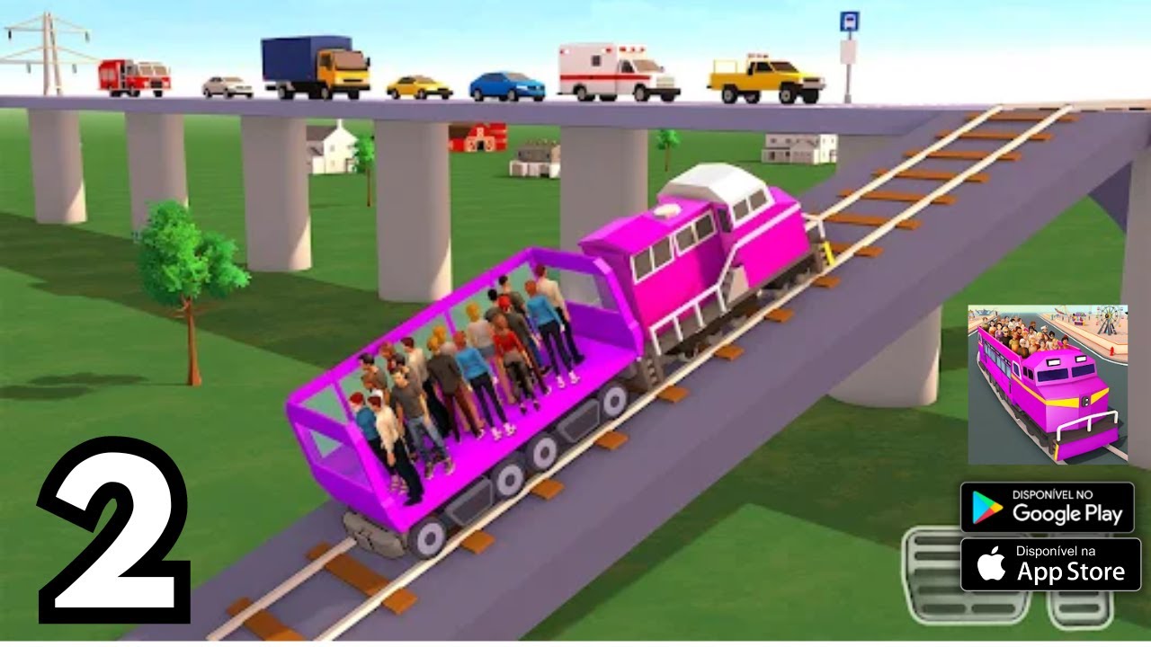 Passenger Express Train Game - Gameplay Walkthrough Part 2 (iOS, Android)