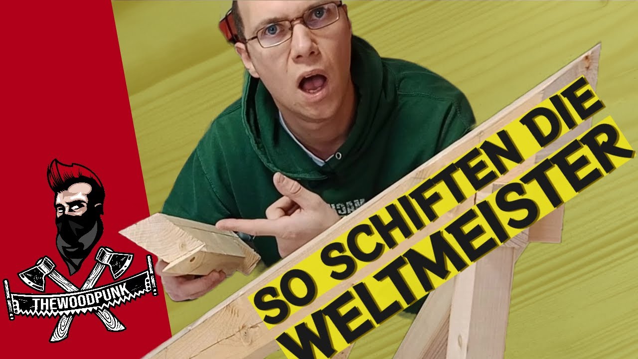 So SCHIFTEST du wie die PROFIS, mit der Flächenschiftung! #zimmermann #handwerk #ausbildung