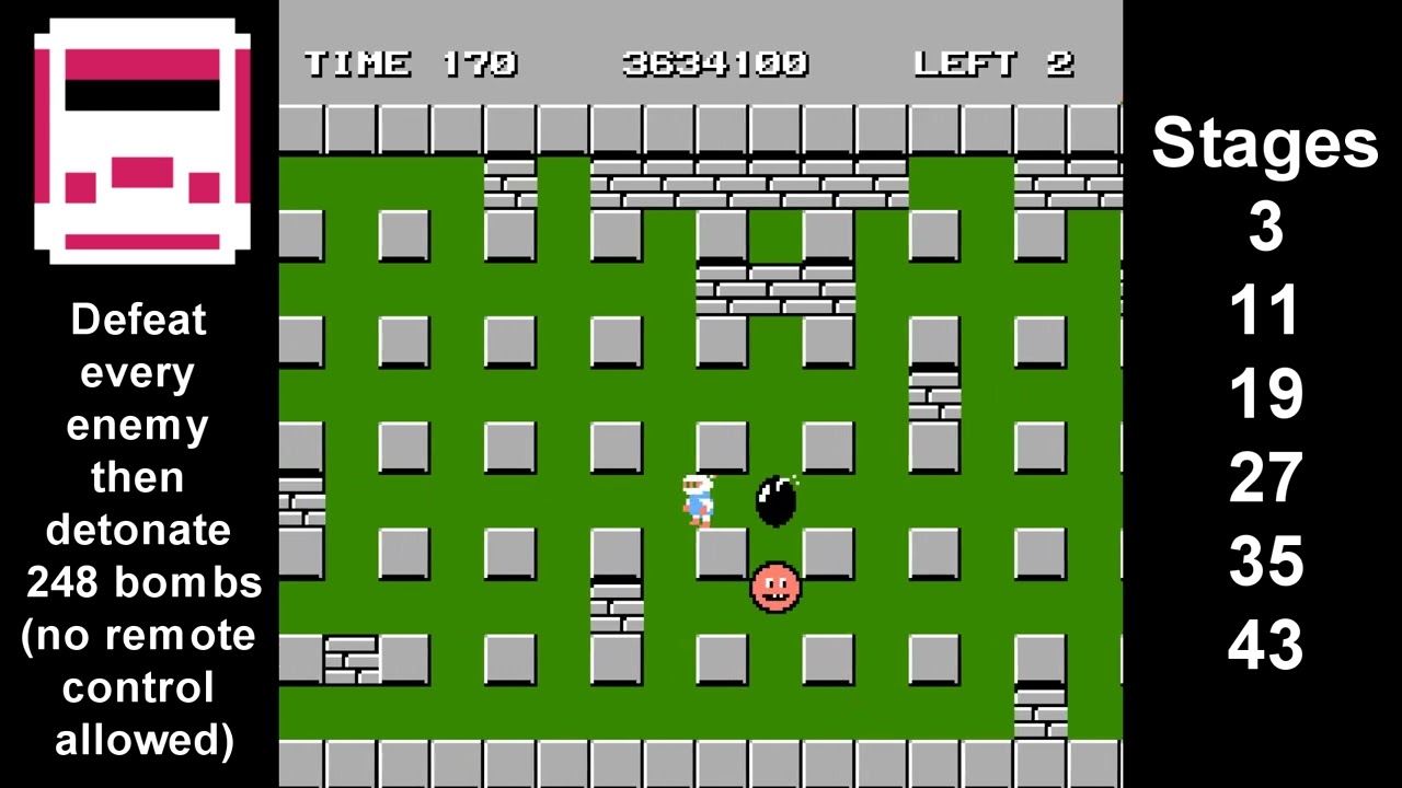 Bomberman (NES) - Secret Items