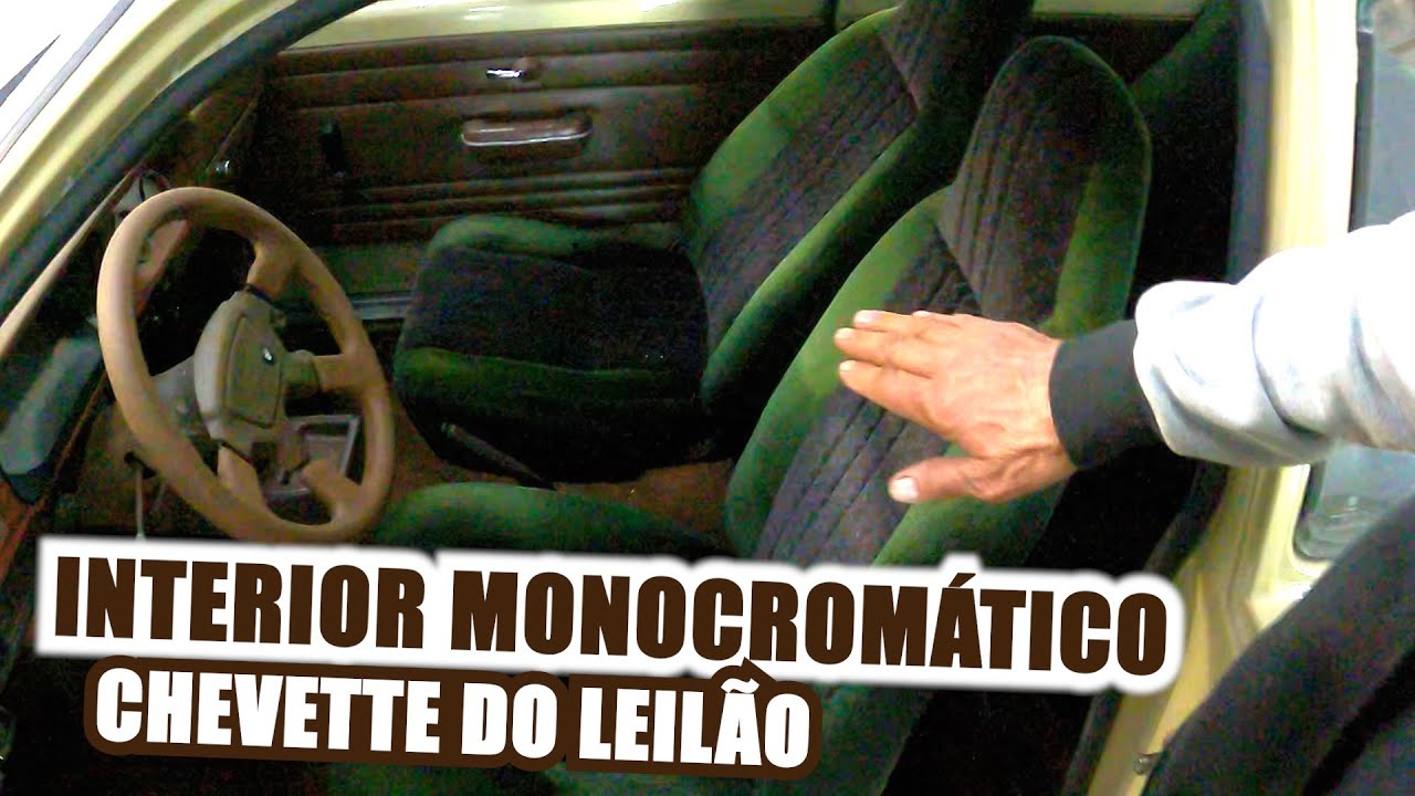 BANCOS RENOVADOS NO CHEVETTE DO LEILÃO!