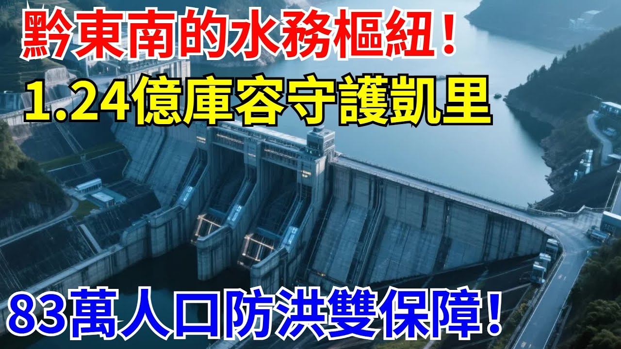 黔東南的水務樞紐！1.24億庫容守護凱裏，83萬人口防洪供水雙保障！【山河話事】#大國工程 #科普 #水利工程 #中國