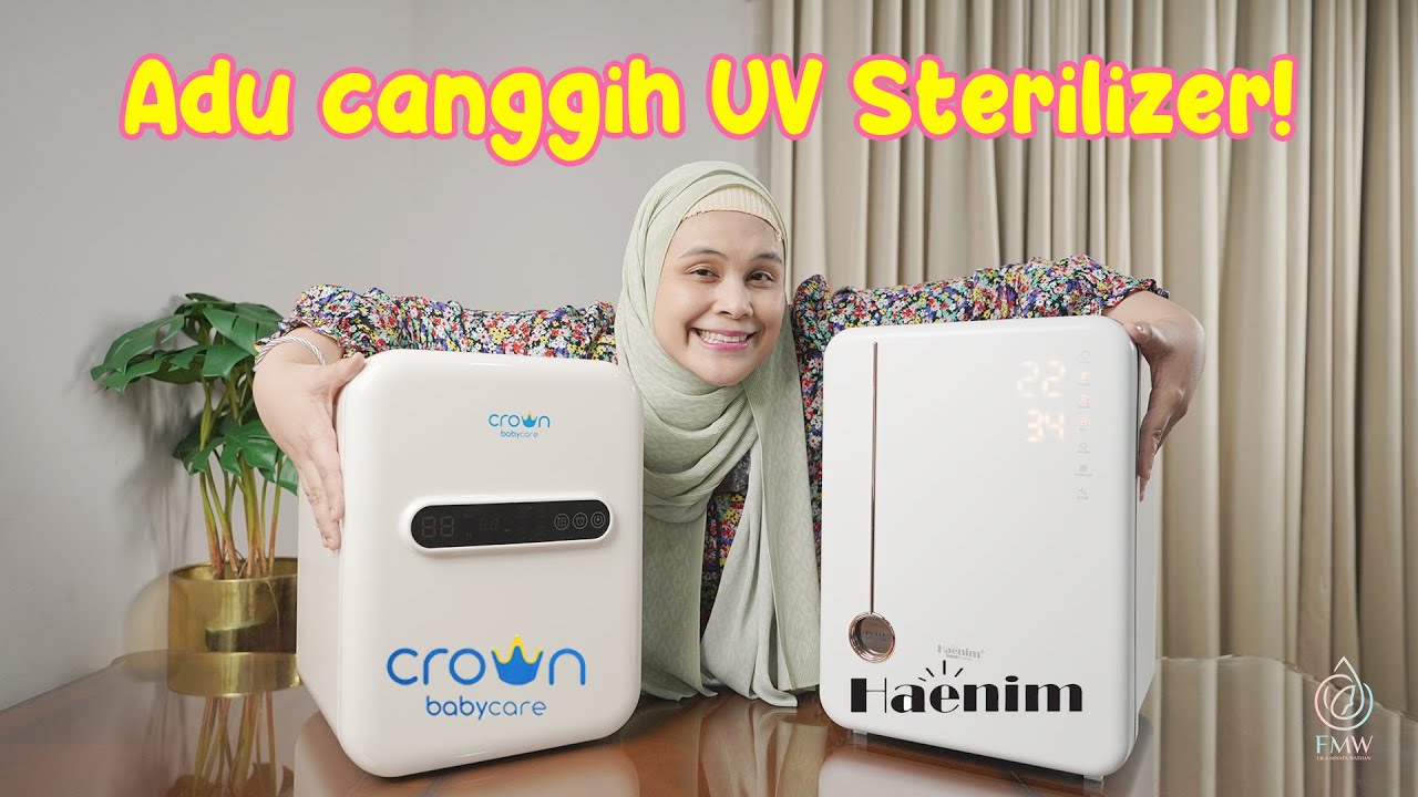 REVIEW UV STERILIZER MERK CROWN & HAENIM, MANA YG LEBIH BAGUS? 🤔 | #FLOG - Fika's Vlog