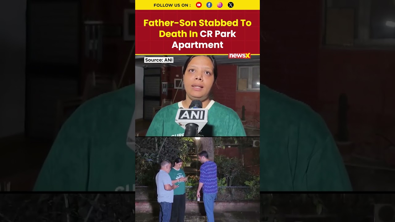 POSH DELHI TURNS DEADLY! Double Murder Rocks CR Park Area #shorts #trendingnews