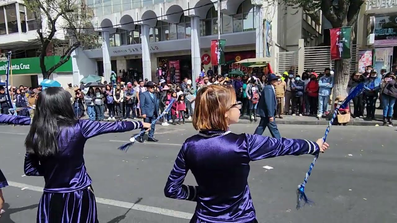 Desfile 16 de Julio, Zona Central: Unidad Educativa Domingo Faustino Sarmiento