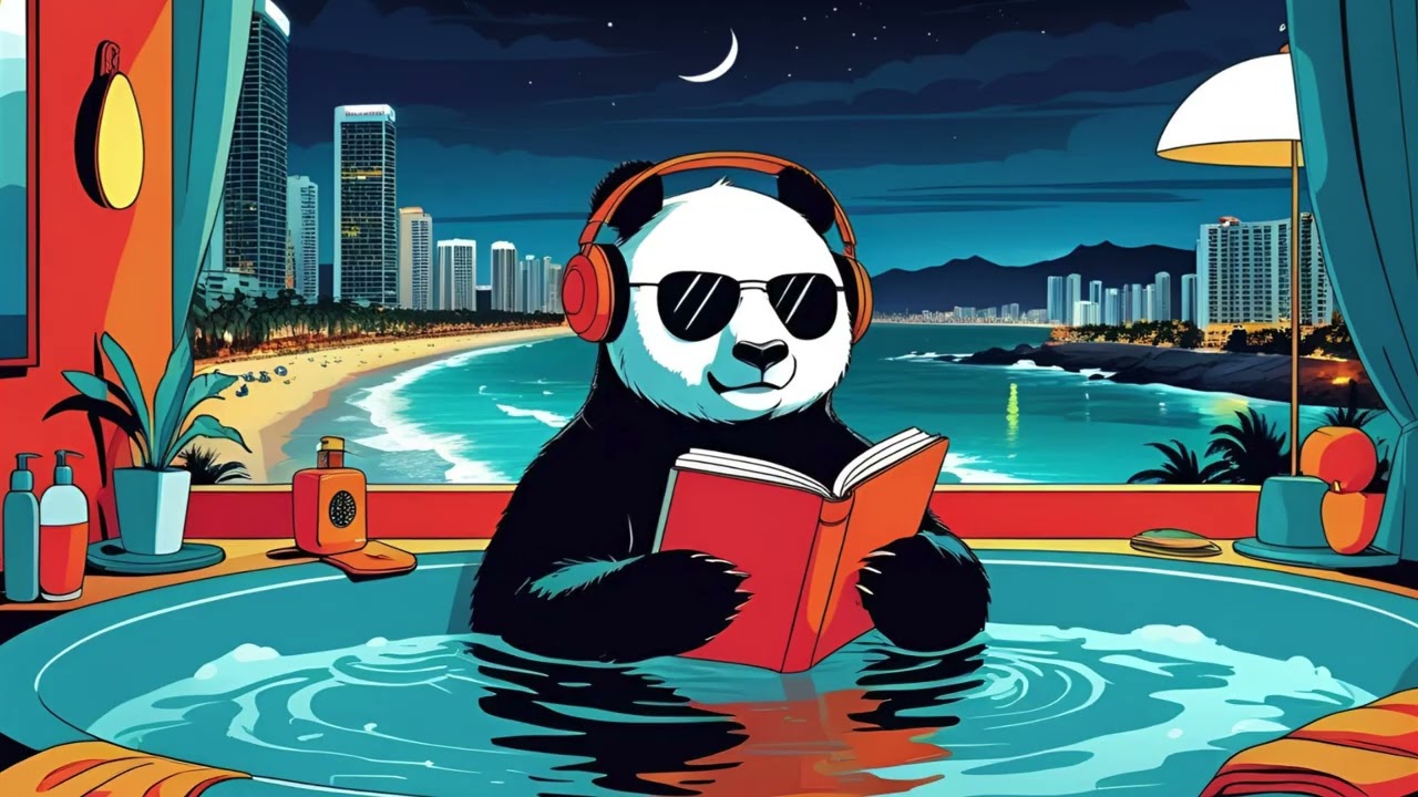 Study Around the World with Panda Jungle Drum and Bossa for Relaxation