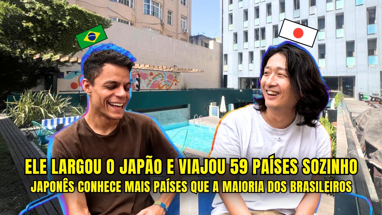 JAPONÊS CONHECE MAIS PAÍSES QUE A MAIORIA DOS BRASILEIROS