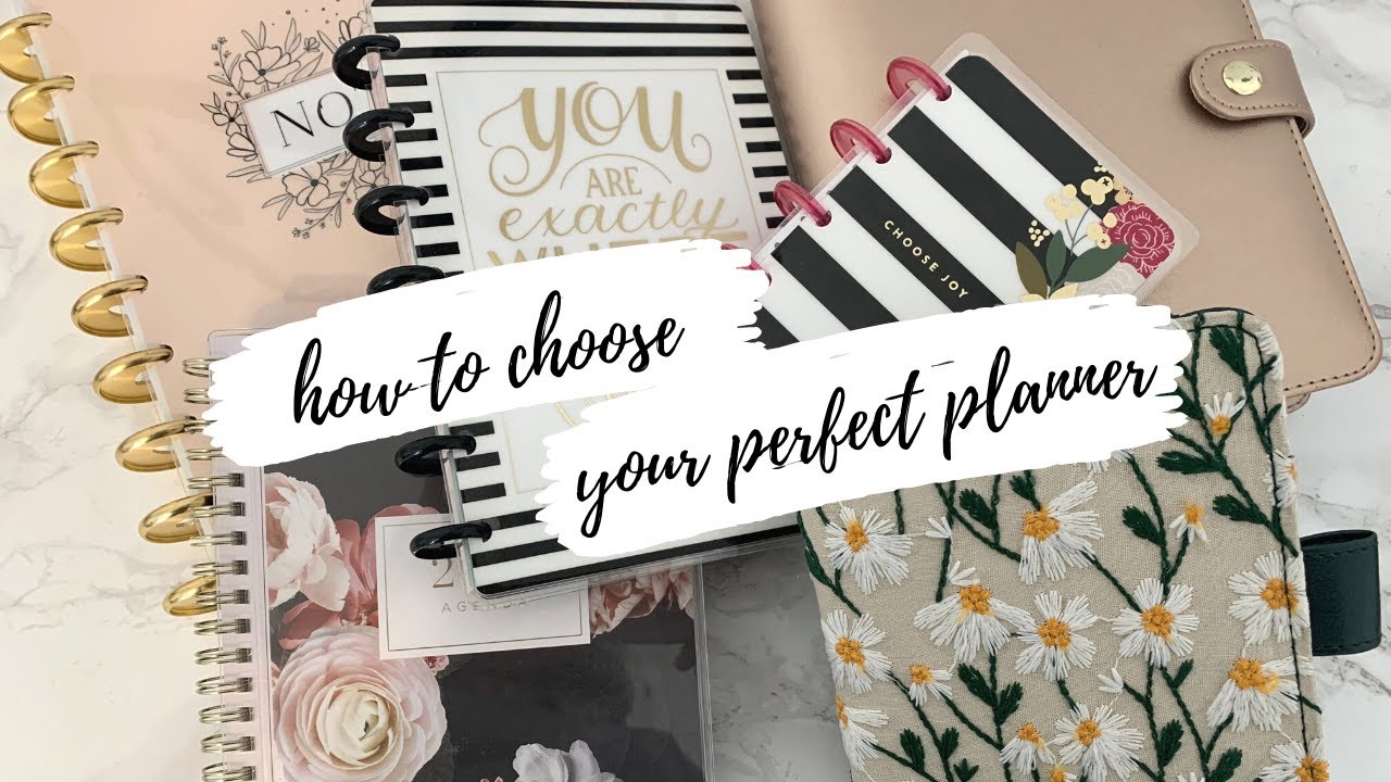How to choose your planner! | The Happy Planner | Ringbound Planner | Hobonichi Techo Original