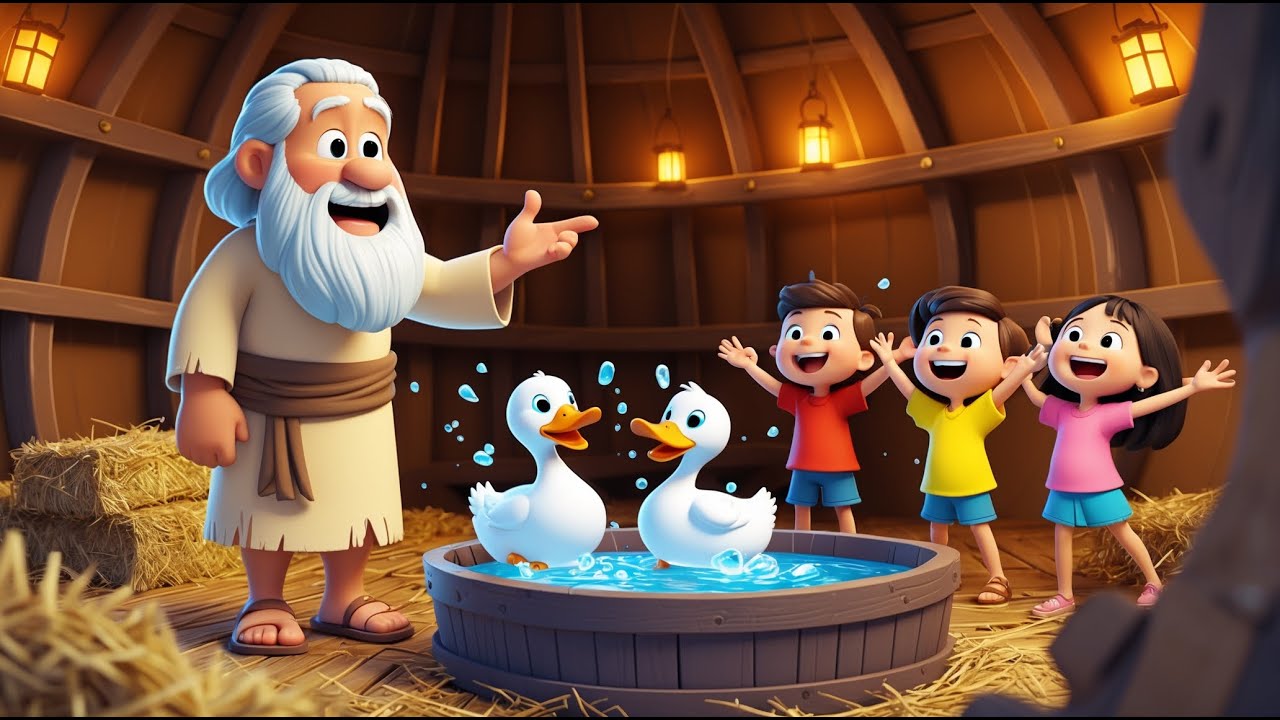 நோவா தாத்தா பேழைக்குள்ளே | Noah Grandpa on the Ark | Tamil Christian Kids Song | VBS Song