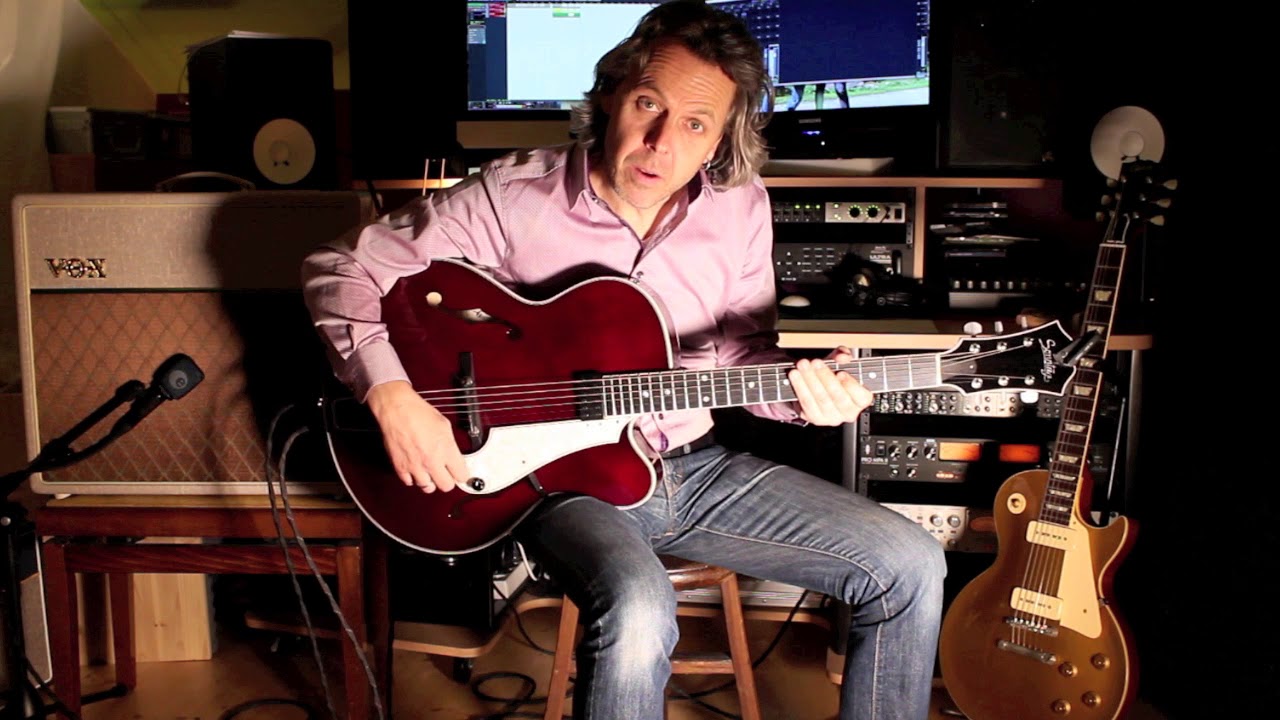 Demo_Sonntag Archtop with MAGNETIC (Armstrong) and ACOUSTIC (K&K) pickup_Thomas Wallisch