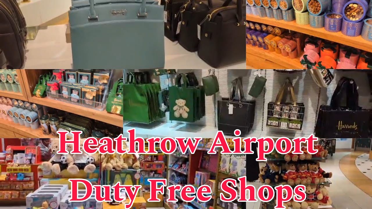 Heathrow Airport Duty Free Shops 😍| Including Harrods 👜