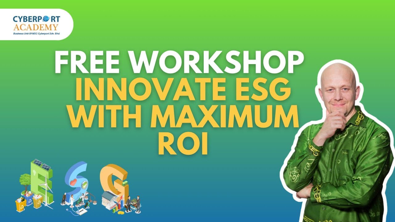 Free Workshop: Innovate ESG with Maximum ROI