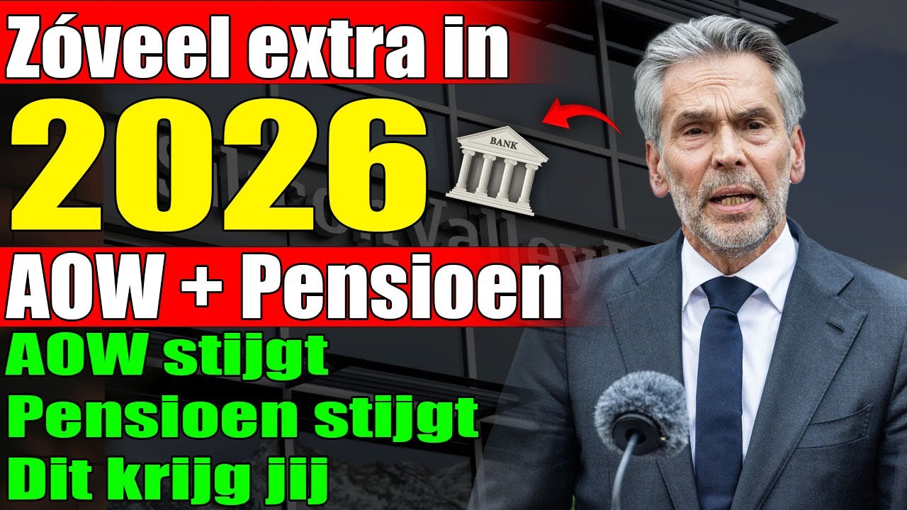 💰📈 AOW & Pensioen omhoog in 2026: zóveel extra krijg je per maand volgens de nieuwe regels