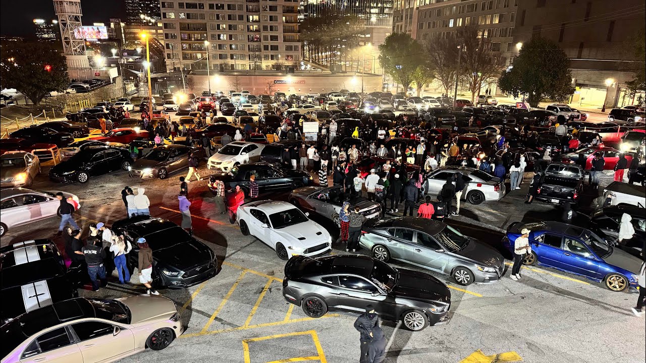 🔥Atlanta Car Meet Near The Varsity Took a Surprising Turn 🔥 