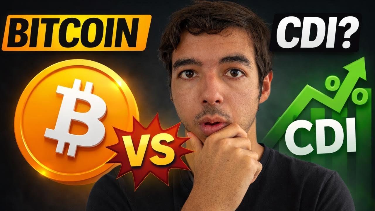 Bitcoin ou CDI? Onde investir R$1.000 hoje..