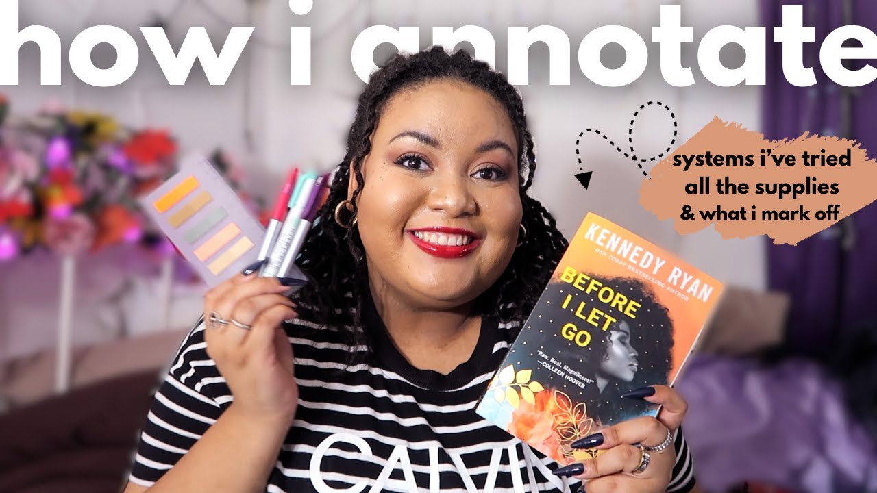 how i annotate my books! supplies i use, my annotating process and aesthetic tabbing *:·ﾟ✧