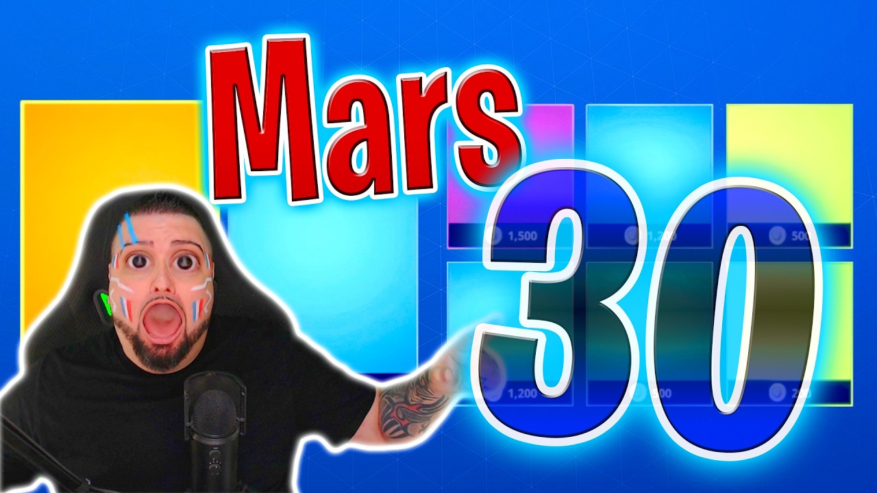 BOUTIQUE FORTNITE D&rsquo;AUJOURD&rsquo;HUI (30 mars 2026) 💙🥳&nbsp;(Boutique du jour)