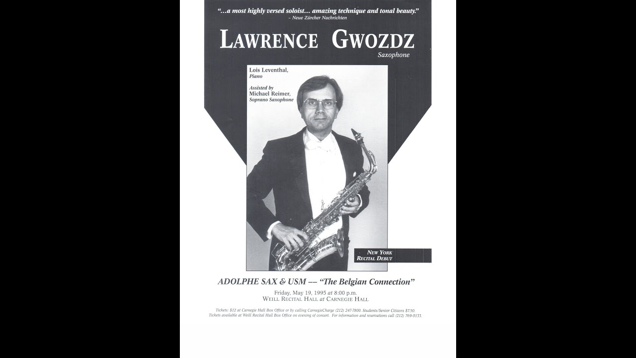 Carnegie Hall Recital (May 19, 1995)